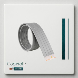 کابل 8 در 2/5 تخت طوسی افشان زیتون کد cs-Flt8-2/5